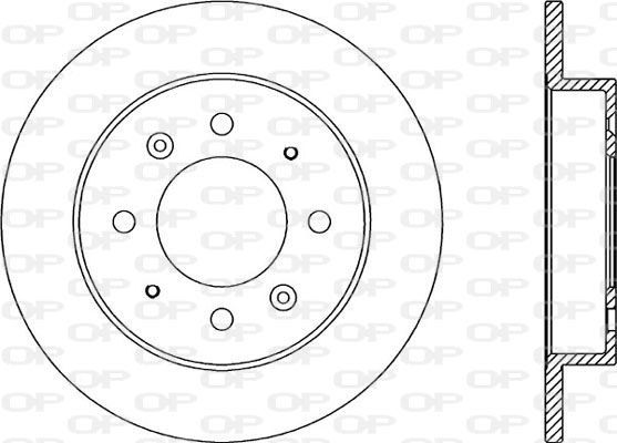 OPEN PARTS Jarrulevy BDA2047.10